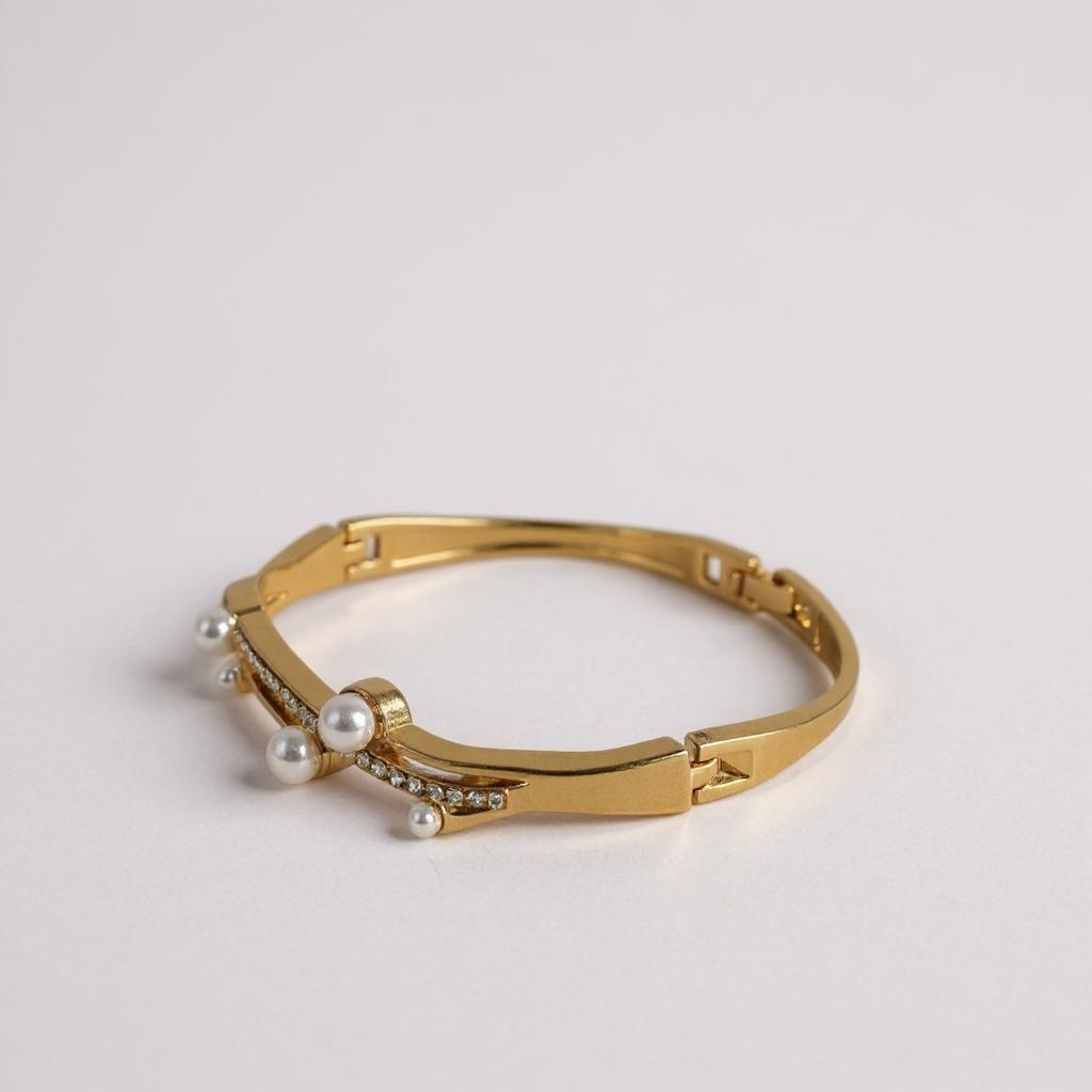 Elegant Crystal Watch & Pearl Bracelet Set – Glimiora Luxe Collection