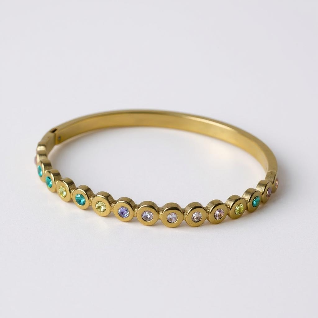 Celeste Spectrum Gem Bangle
