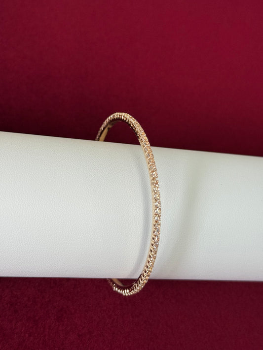Classic Elegance Gold-Toned Bangles – Glimiora Everyday Sparkle (Set of 3)
