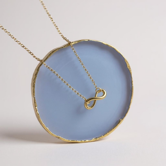 Golden Infinity Necklace – Symbol of Endless Elegance