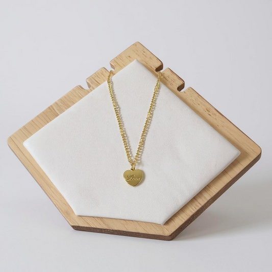Golden Heart ‘Love’ Pendant Necklace – Glimiora Signature Piece