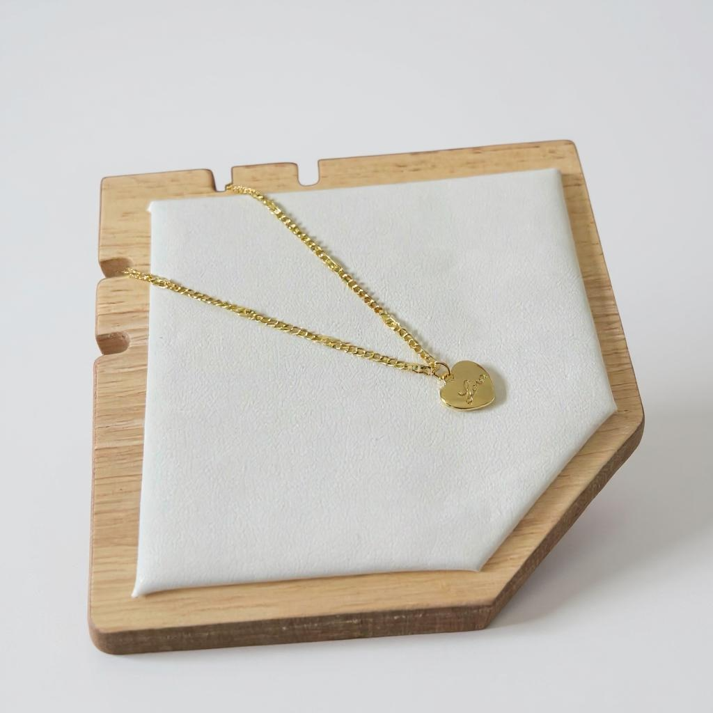 Golden Heart ‘Love’ Pendant Necklace – Glimiora Signature Piece