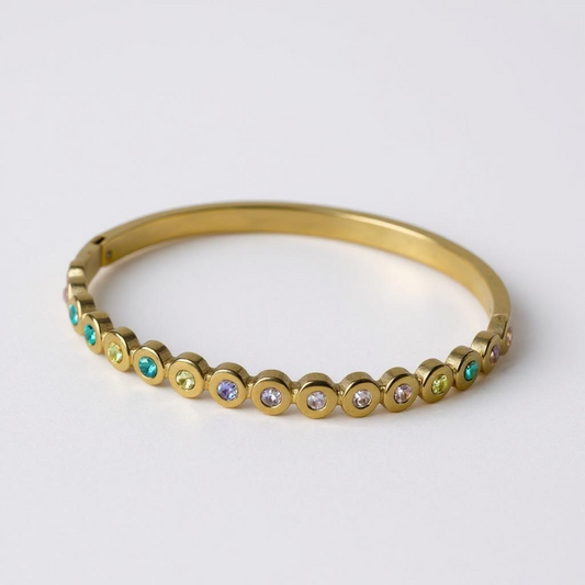 Celeste Spectrum Gem Bangle