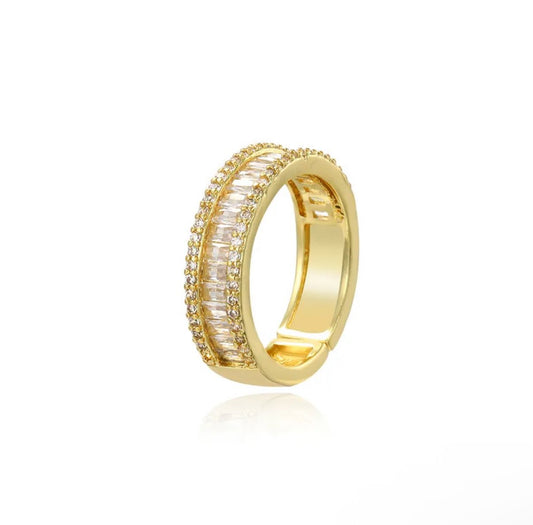 Glimiora Classic Eternity Ring – Infinite Sparkle in Gold